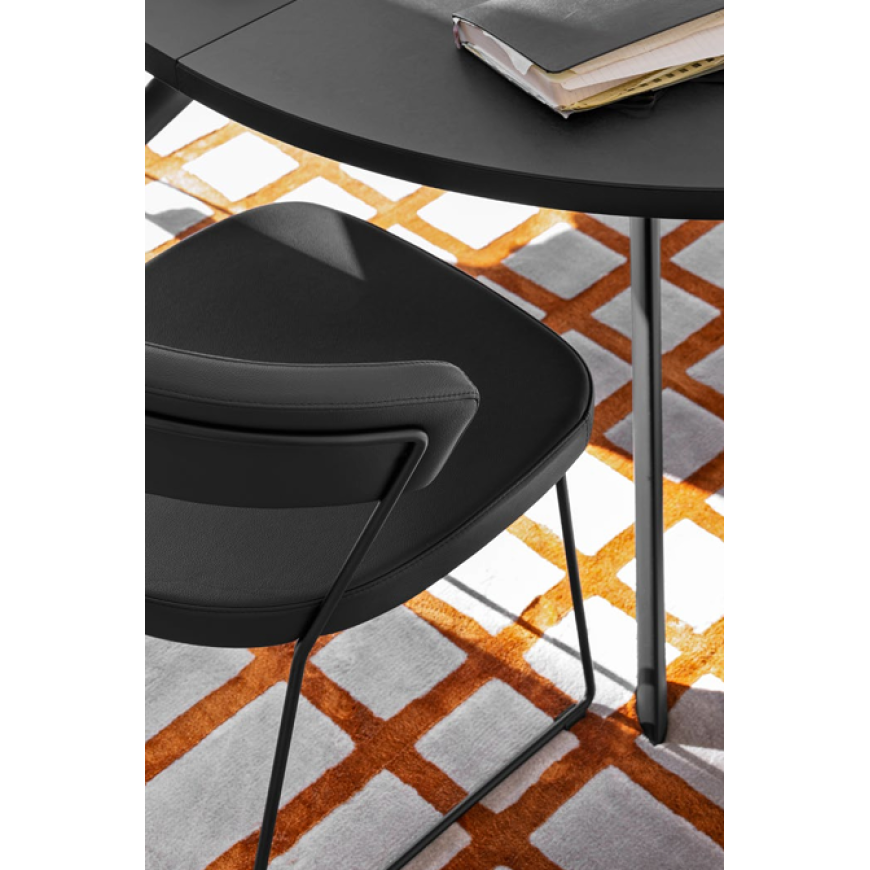 Abitarearreda Sedia New York da soggiorno a slitta Connubia | Il mio negozio