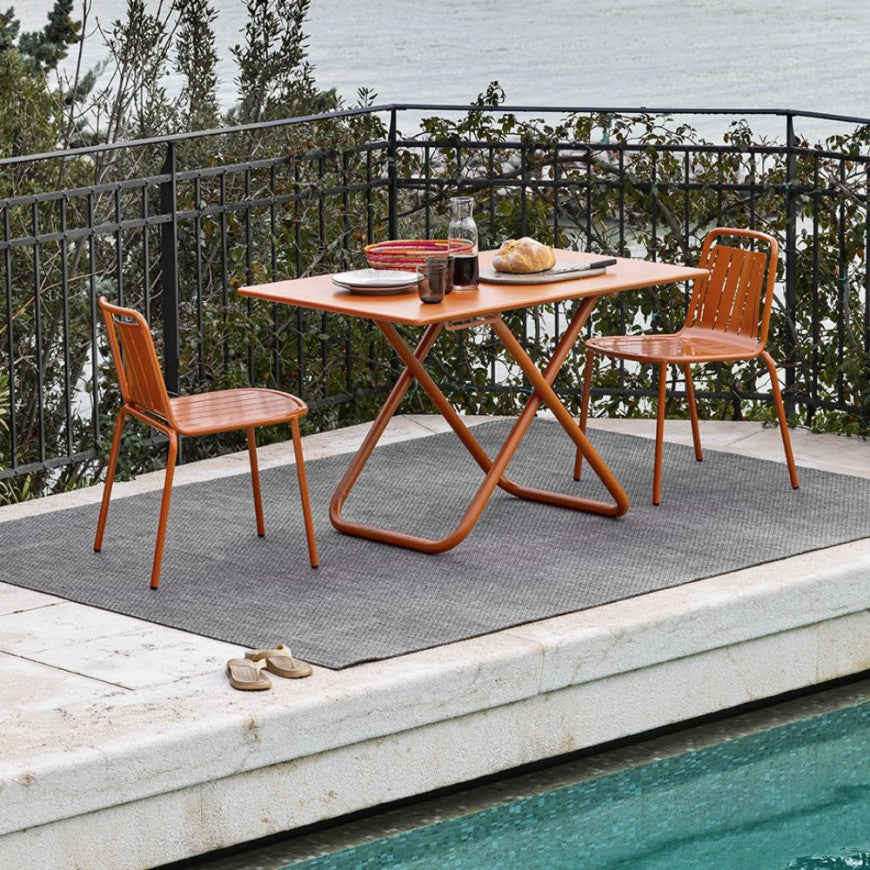 Abitarearreda Sedia Easy outdoor di Connubia, in metallo, impilabile | Il mio negozio