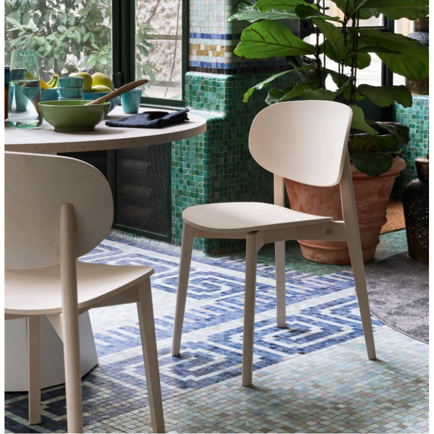 Abitarearreda Sedia Eide in legno massello Connubia | Il mio negozio