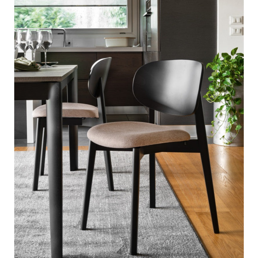 Abitarearreda Sedia Eide in legno massello Connubia | Il mio negozio