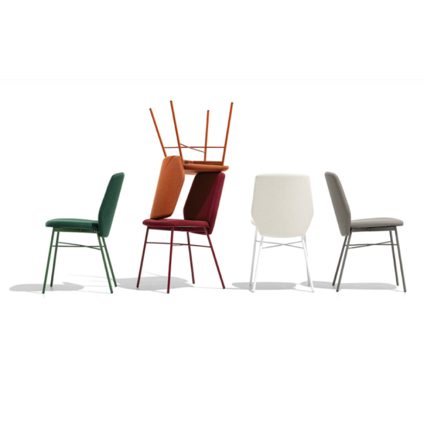 Abitarearreda Sedia Sibilla Soft imbottita da interno Connubia | Il mio negozio