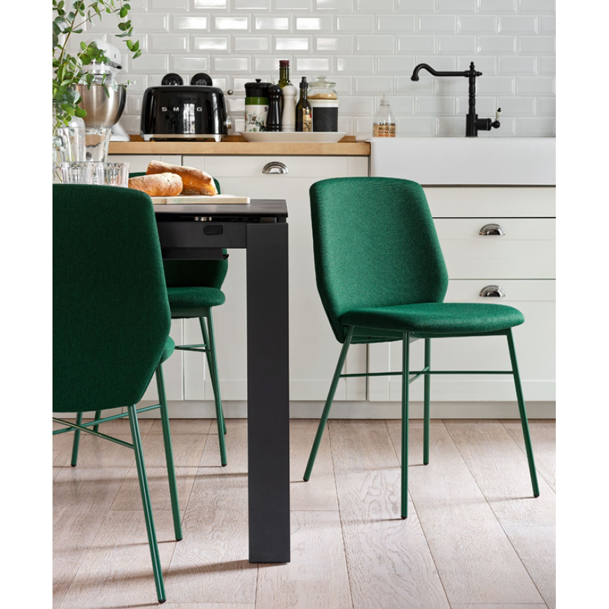 Abitarearreda Sedia Sibilla Soft imbottita da interno Connubia | Il mio negozio