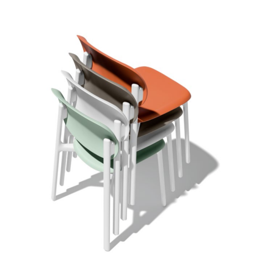 Abitarearreda Sedia Zero impilabile in tecnopolimero Connubia | Il mio negozio