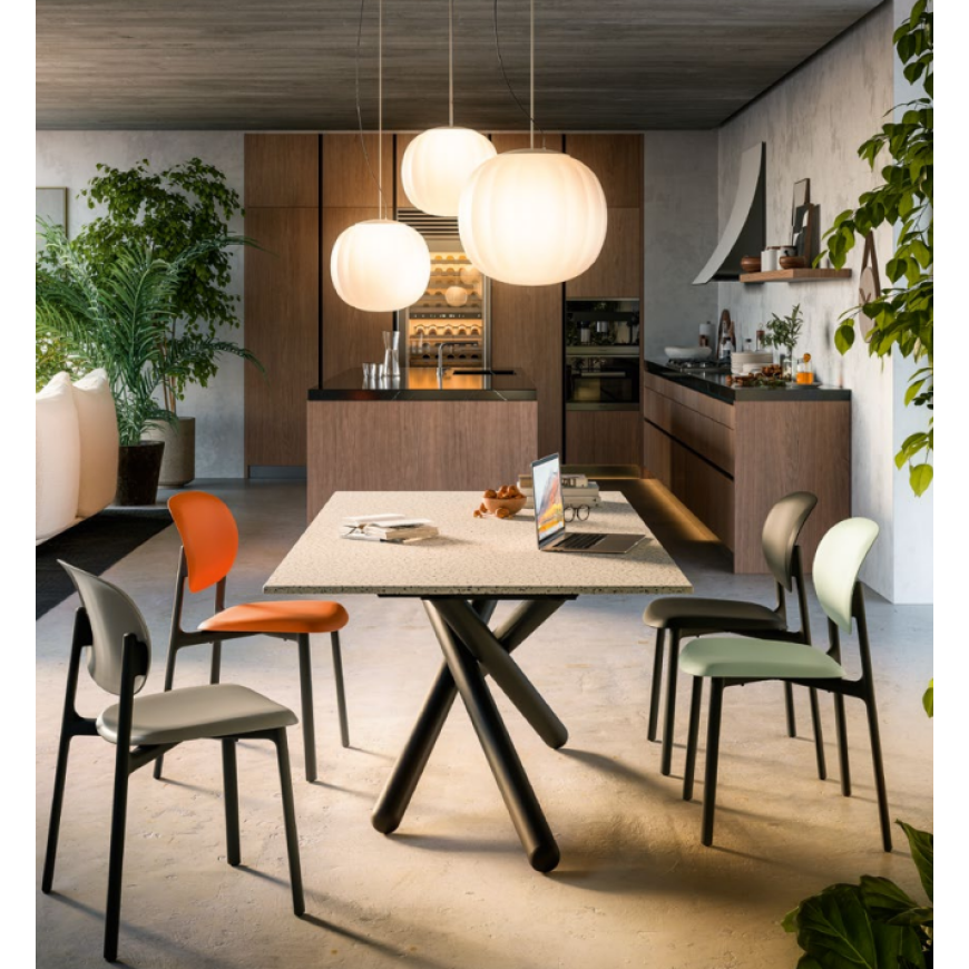 Abitarearreda Sedia Zero impilabile in tecnopolimero Connubia | Il mio negozio