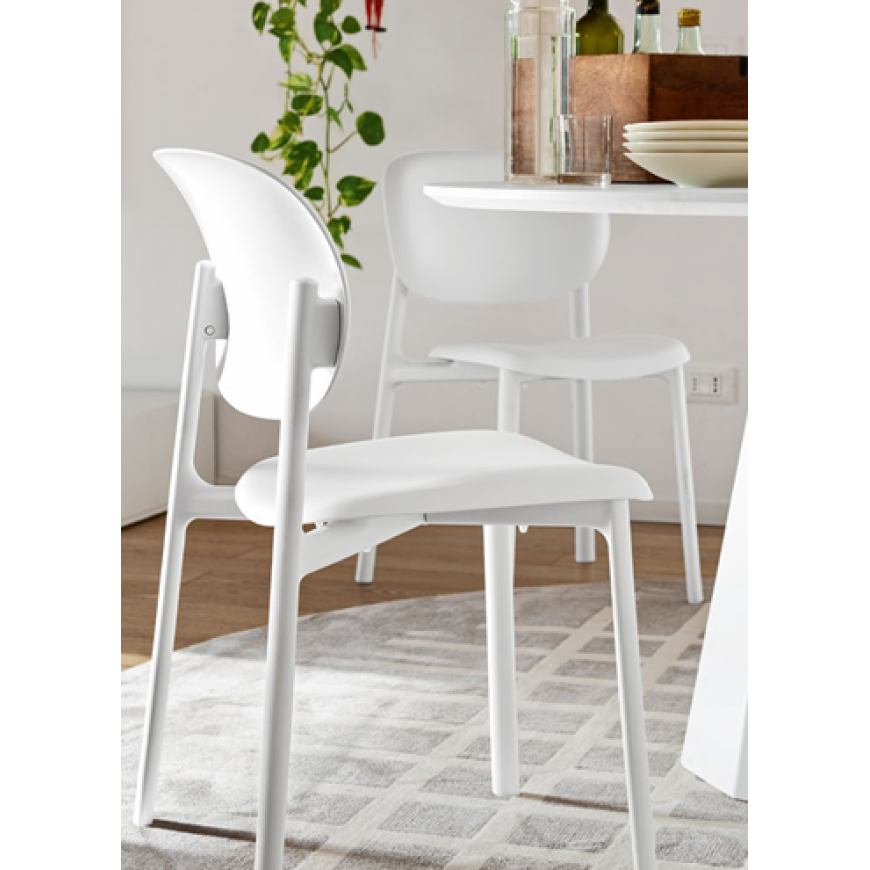 Abitarearreda Sedia Zero impilabile in tecnopolimero Connubia | Il mio negozio