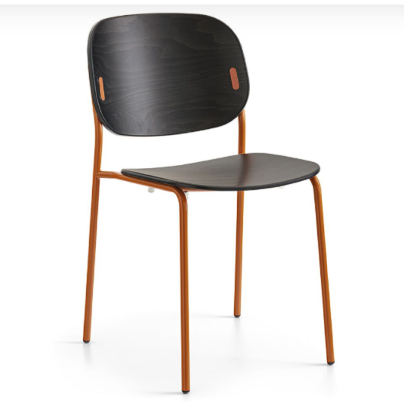 Abitarearreda Sedia Yo! in polipropilene o legno Connubia | Il mio negozio