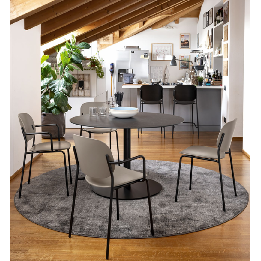 Abitarearreda Sedia Yo! in polipropilene o legno Connubia | Il mio negozio