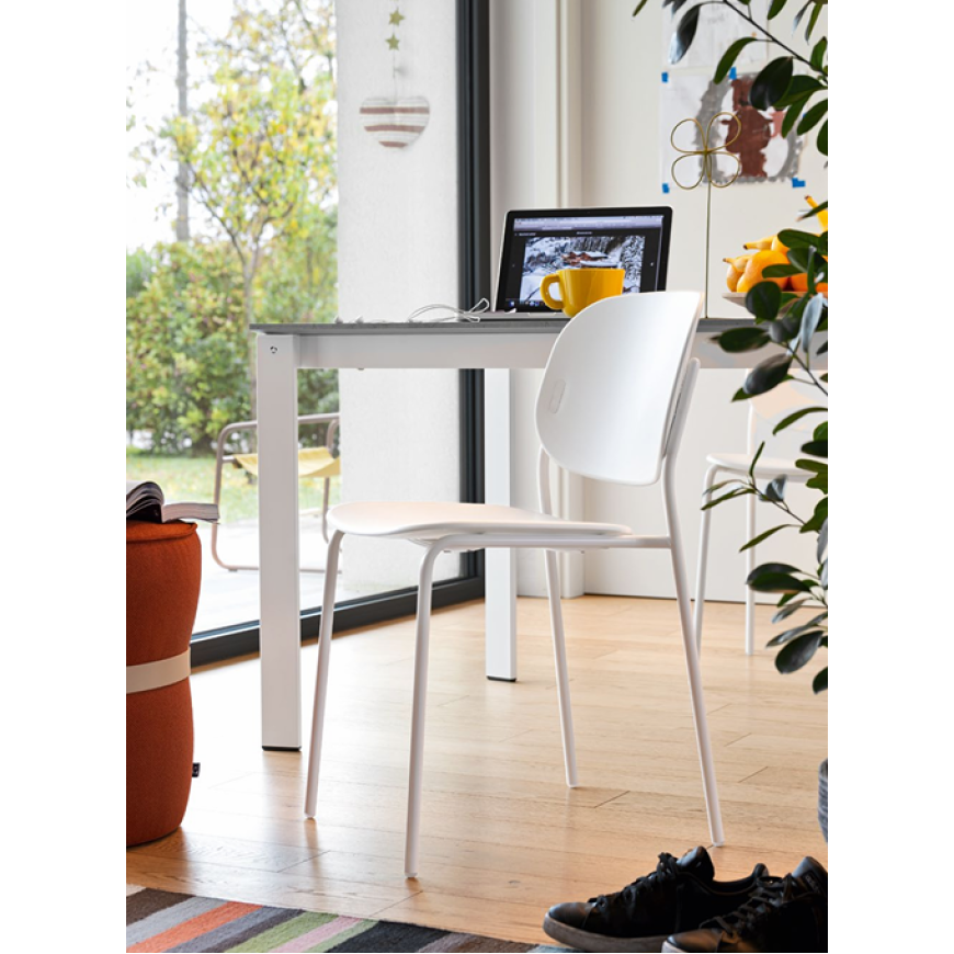 Abitarearreda Sedia Yo! in polipropilene o legno Connubia | Il mio negozio