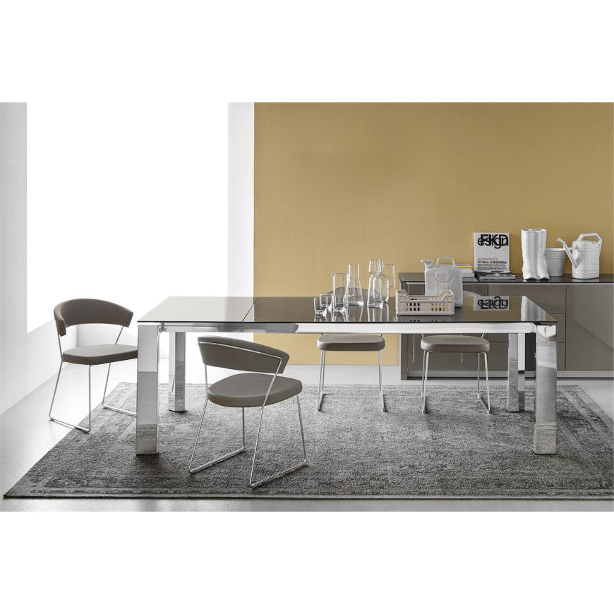 Abitarearreda Sedia New York da soggiorno a slitta Connubia | Il mio negozio