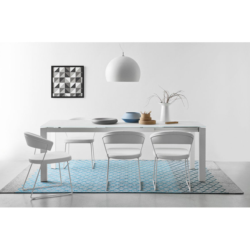 Abitarearreda Sedia New York da soggiorno a slitta Connubia | Il mio negozio