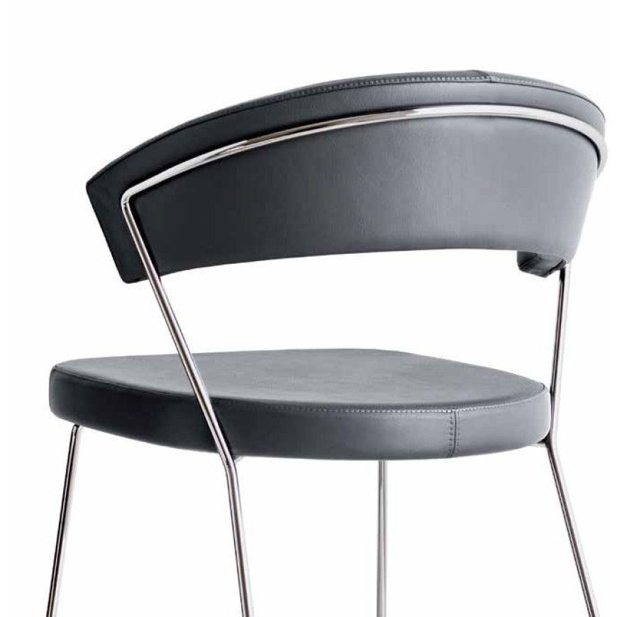 Abitarearreda Sedia New York da soggiorno a slitta Connubia | Il mio negozio