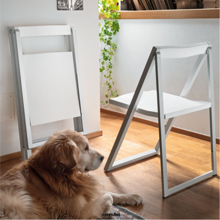 Abitarearreda Sedia Skip pieghevole in legno Connubia | Il mio negozio