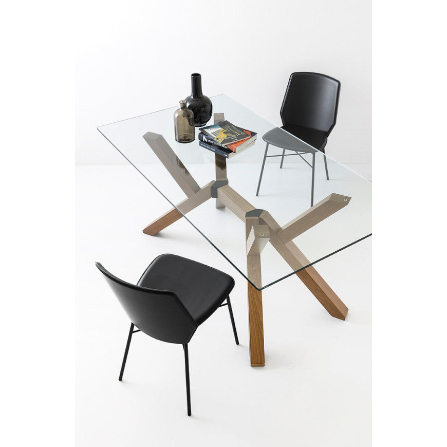 Abitarearreda Sedia Sibilla rigenerato di cuoio Connubia | Il mio negozio