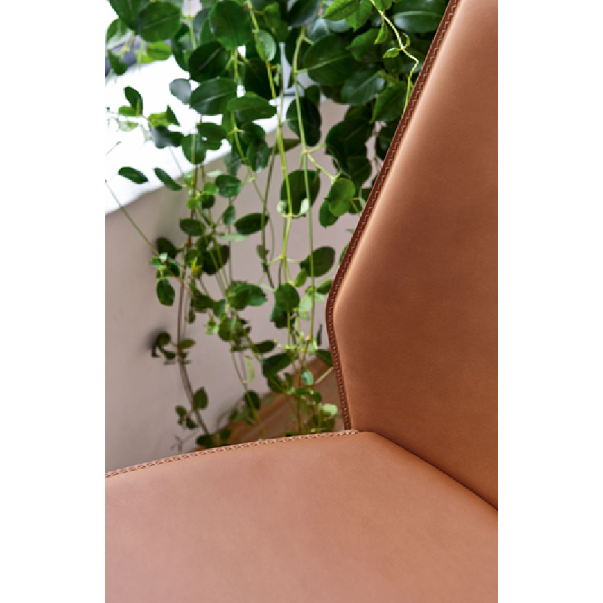 Abitarearreda Sedia Sibilla rigenerato di cuoio Connubia | Il mio negozio