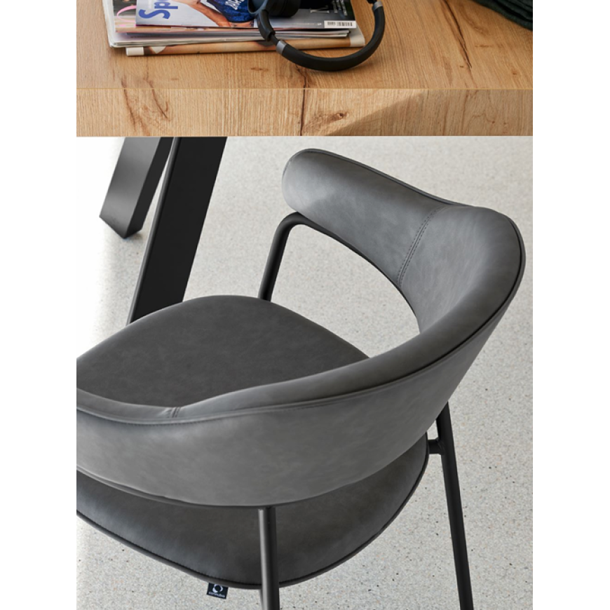 Abitarearreda Sedia Signorina imbottita Connubia | Il mio negozio