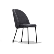 Abitarearreda Sedia Tuka Mid imbottita con struttura in metallo Connubia | Il mio negozio