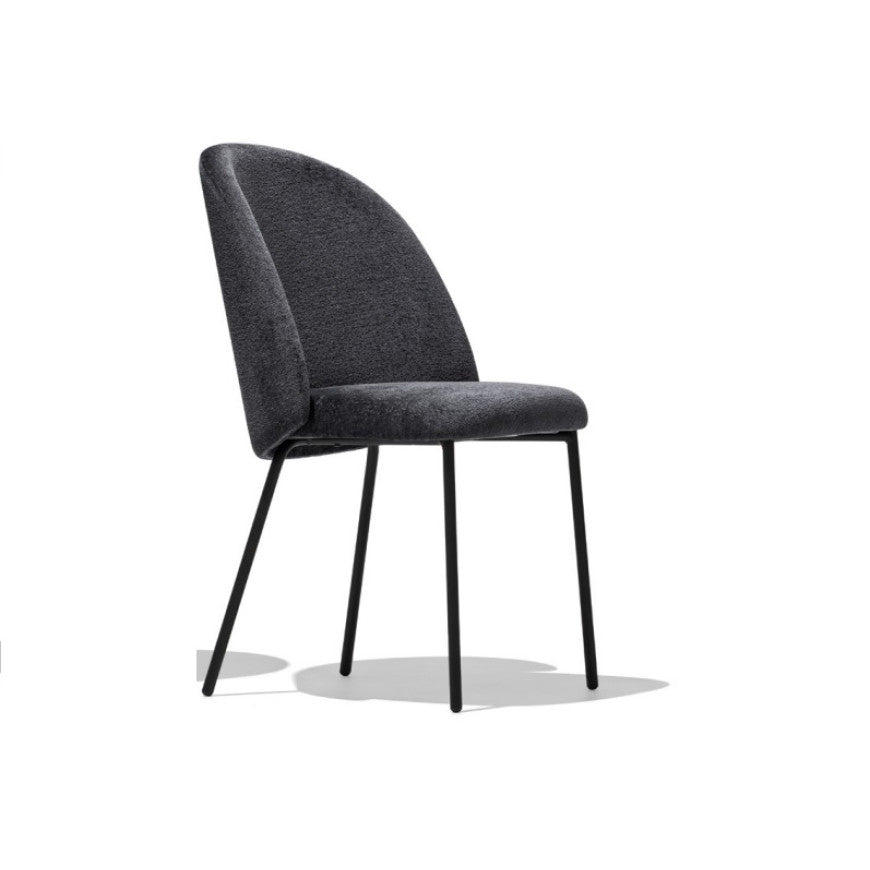 Abitarearreda Sedia Tuka Mid imbottita con struttura in metallo Connubia | Il mio negozio