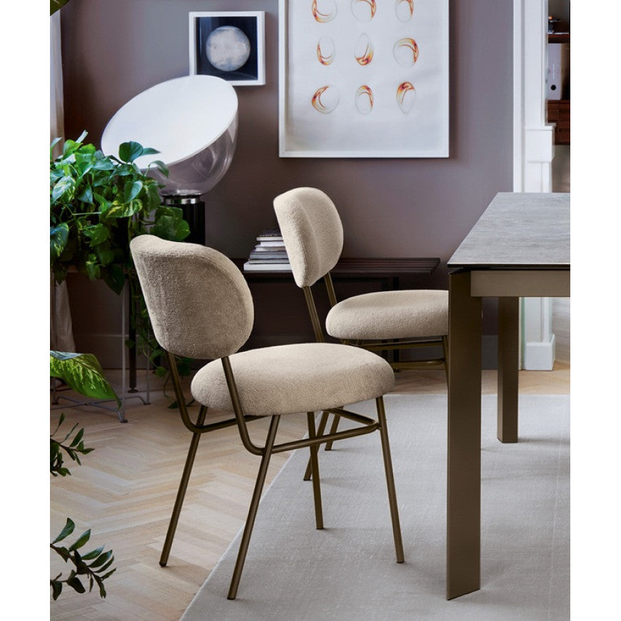 Abitarearreda Sedia Pad vintage imbottita Connubia | Il mio negozio