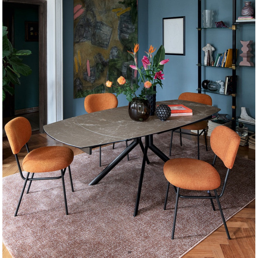 Abitarearreda Sedia Pad vintage imbottita Connubia | Il mio negozio