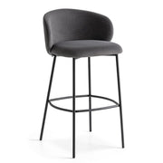 Abitarearreda Sgabello Tuka con seduta in tessuto Connubia | Il mio negozio