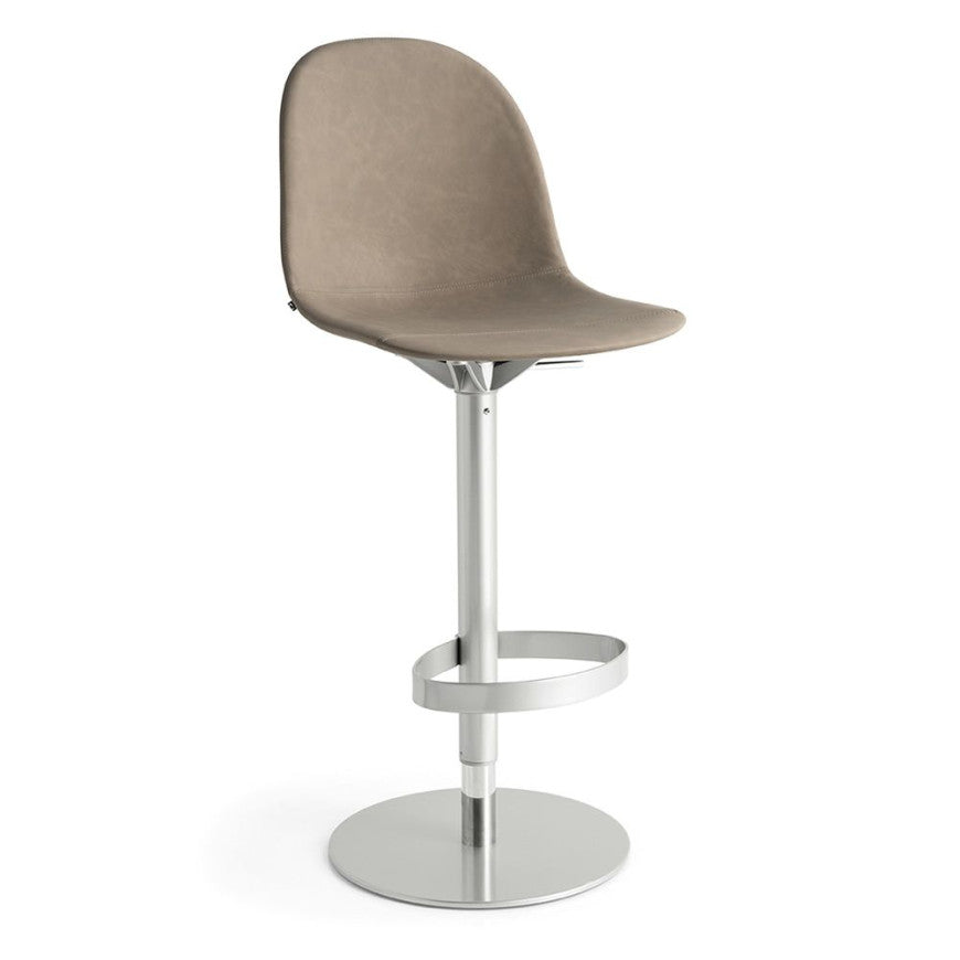 Abitarearreda Sgabello regolabile con seduta in polipropilene o tessuto Academy Connubia | Il mio negozio