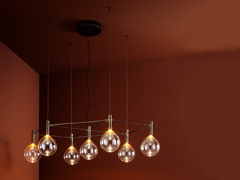 Bonaldo Sofì 7 Con Struttura Lampada a Sospensione