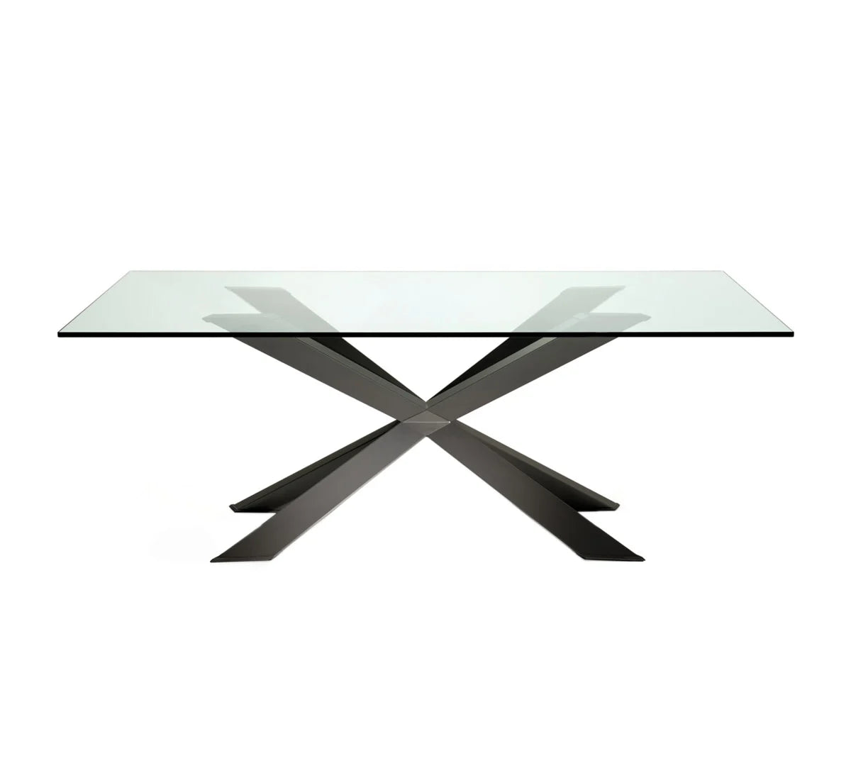 Cattelan Italia Spyder Tavolo 240x120 - Cristallo Trasparente | Il mio negozio