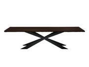 Cattelan Italia Spyder Wood Tavolo L. 240 - Rovere Bruciato/Base Grafite | Il mio negozio