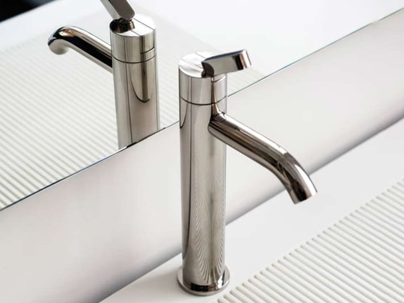 Agape Square Miscelatore per Lavabo Monoforo