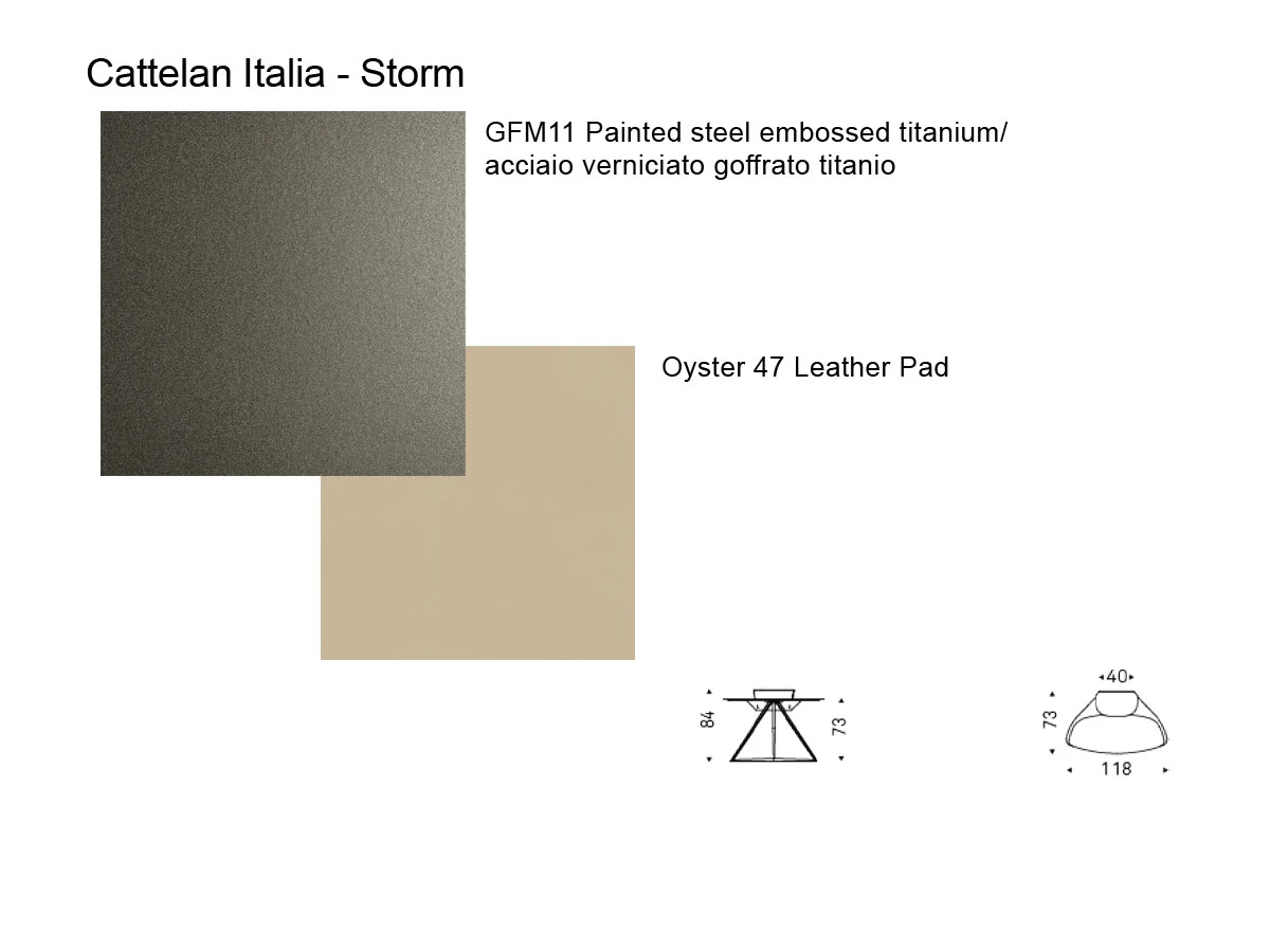 Cattelan Italia Storm Scrittoio con Pad - GFM11 / 47 Oyster | Il mio negozio
