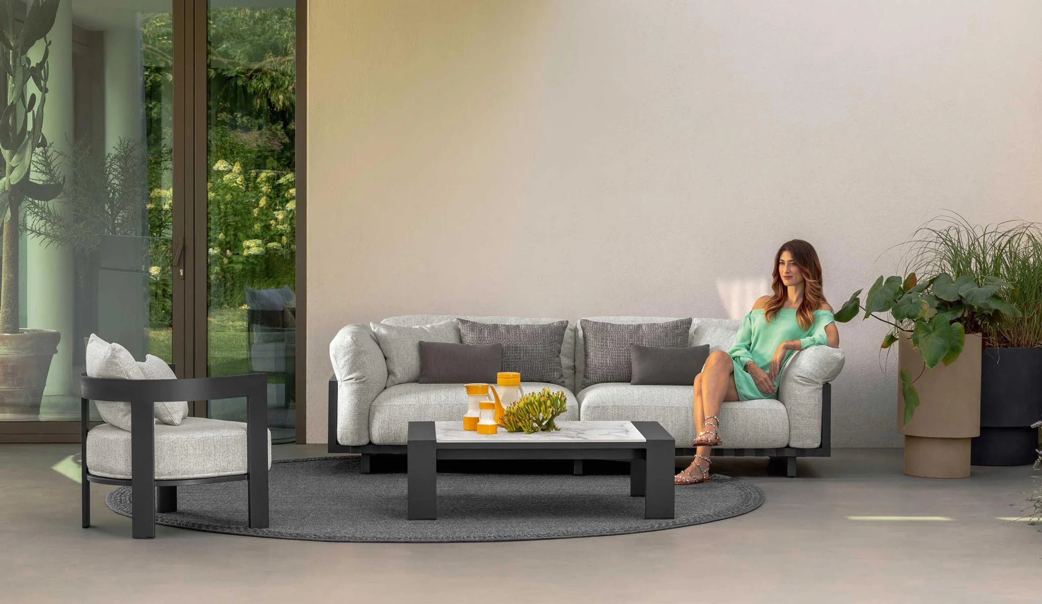 Talenti Argo Alu Poltrona Lounge