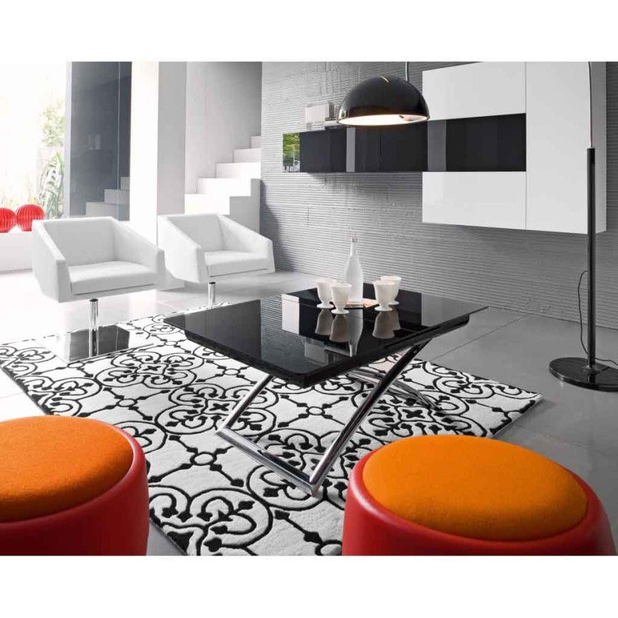 Abitarearreda Tavolino apribile moderno Connubia Magic-J Glass | Il mio negozio