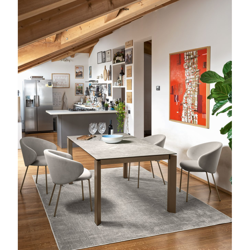 Abitarearreda Tavolo Gate allungabile rettangolare Connubia | Il mio negozio