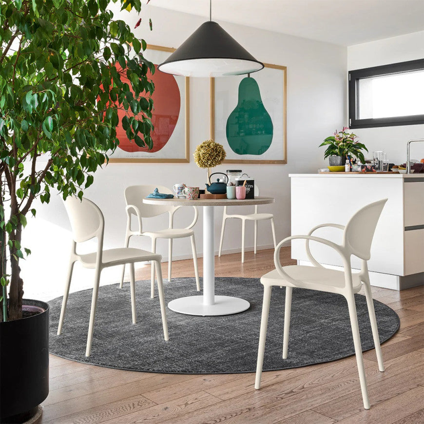 Abitarearreda Tavolo Cocktail tondo fisso da 90cm o 120cm Connubia | Il mio negozio