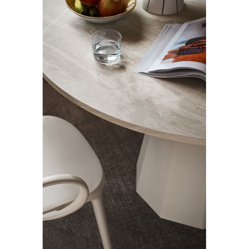 Abitarearreda Tavolo Dix fisso e rotondo Connubia | Il mio negozio