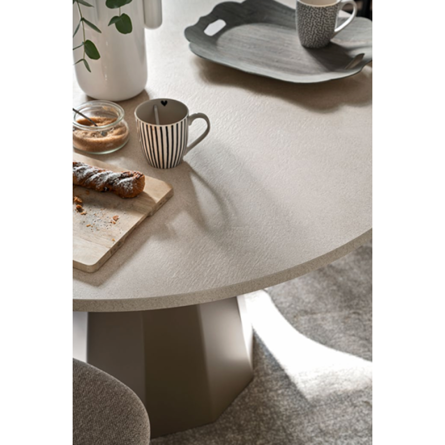 Abitarearreda Tavolo Dix fisso e rotondo Connubia | Il mio negozio