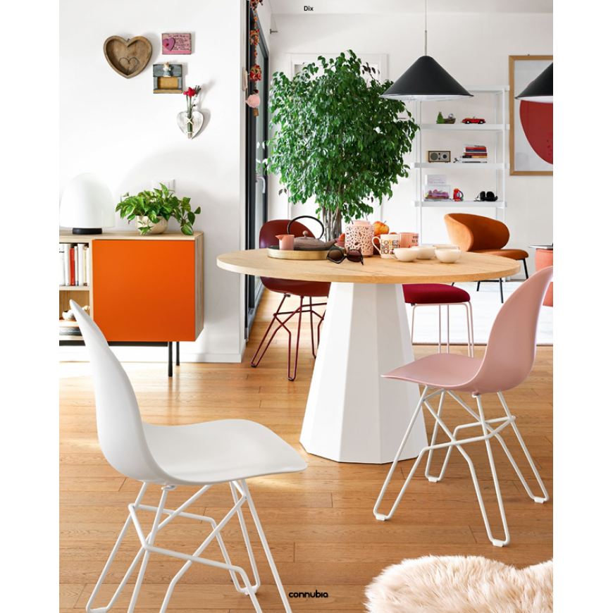 Abitarearreda Tavolo Dix fisso e rotondo Connubia | Il mio negozio