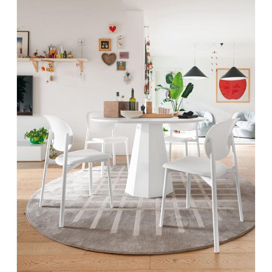 Abitarearreda Tavolo Dix fisso e rotondo Connubia | Il mio negozio