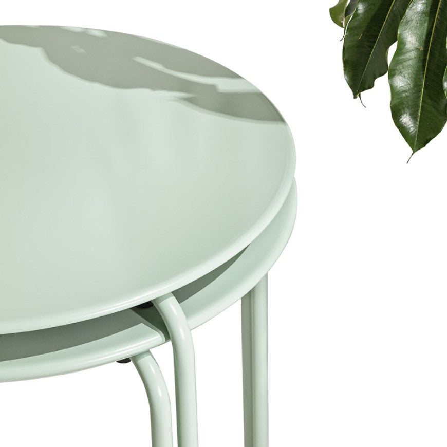 Abitarearreda Tavolo Easy fisso rotondo o quadrato in metallo outdoor Connubia | Il mio negozio