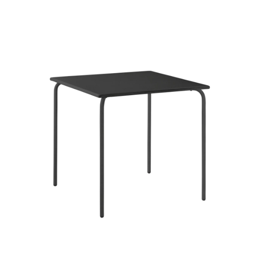 Abitarearreda Tavolo Easy fisso rotondo o quadrato in metallo outdoor Connubia | Il mio negozio