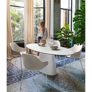 Abitarearreda Tavolo Ellisse ovale fisso Connubia | Il mio negozio