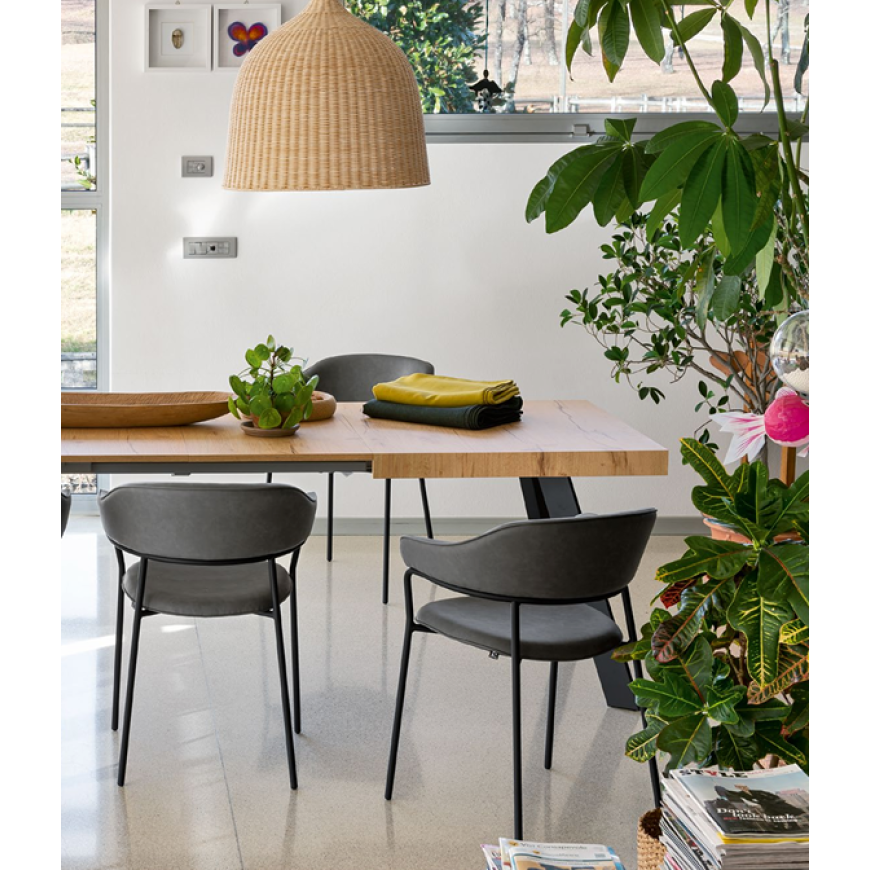 Abitarearreda Tavolo Bold rettangolare super allungabile Connubia | Il mio negozio