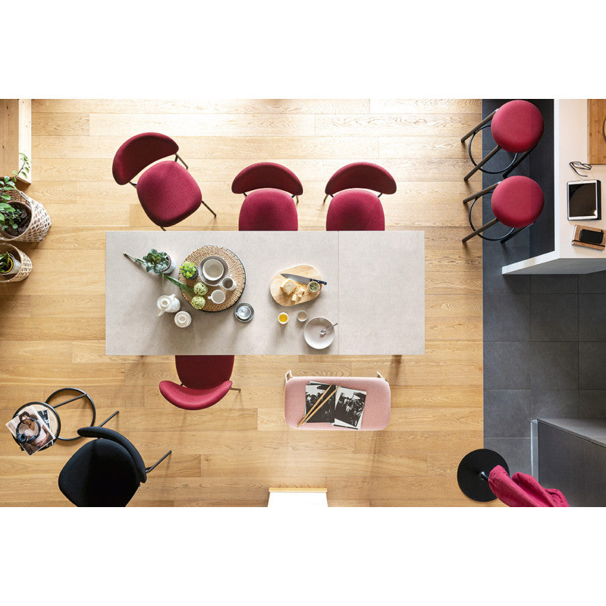 Abitarearreda Tavolo Lord rettangolare allungabile con gambe in legno o metallo Connubia | Il mio negozio