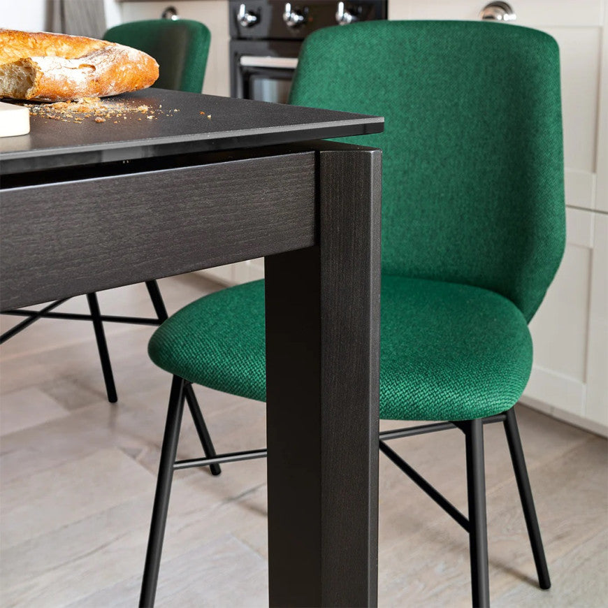 Abitarearreda Tavolo Eminence rettangolare allungabile con gambe legno Connubia | Il mio negozio