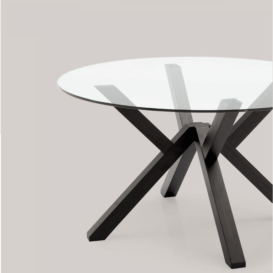 Abitarearreda Tavolo Mikado in vetro Connubia | Il mio negozio