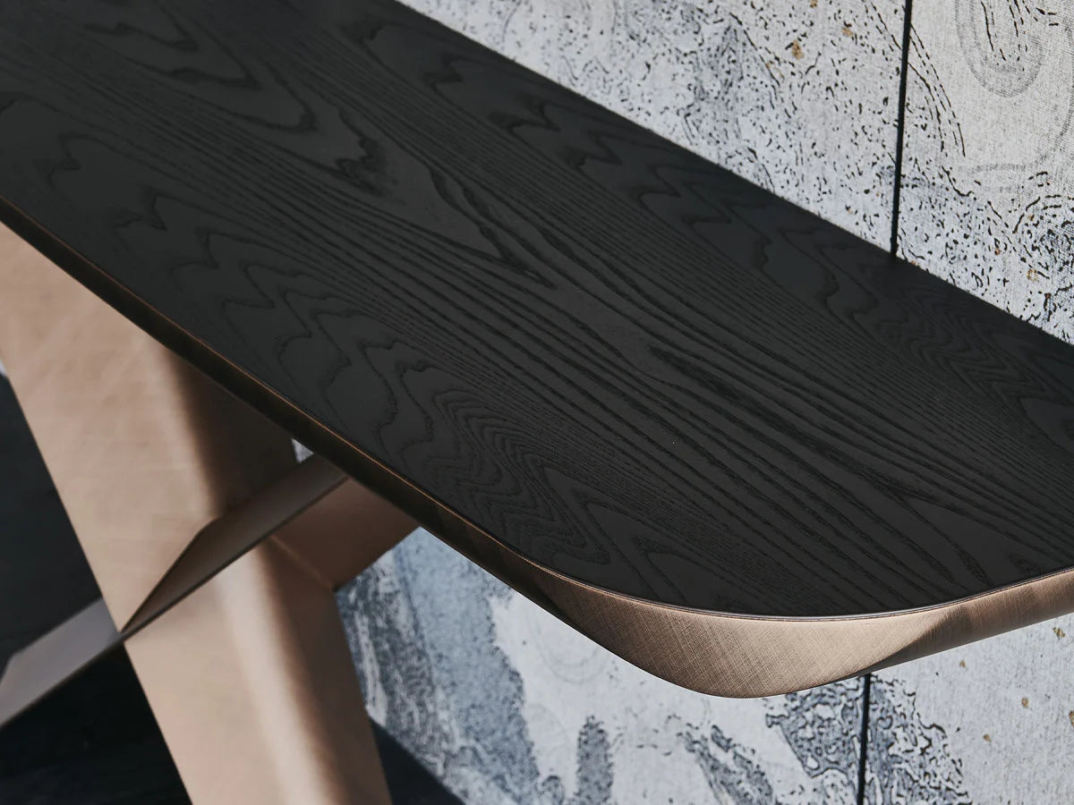 Cattelan Italia Terminal Wood-C Consolle - OLM73 Bronzo Spazzolato | Il mio negozio