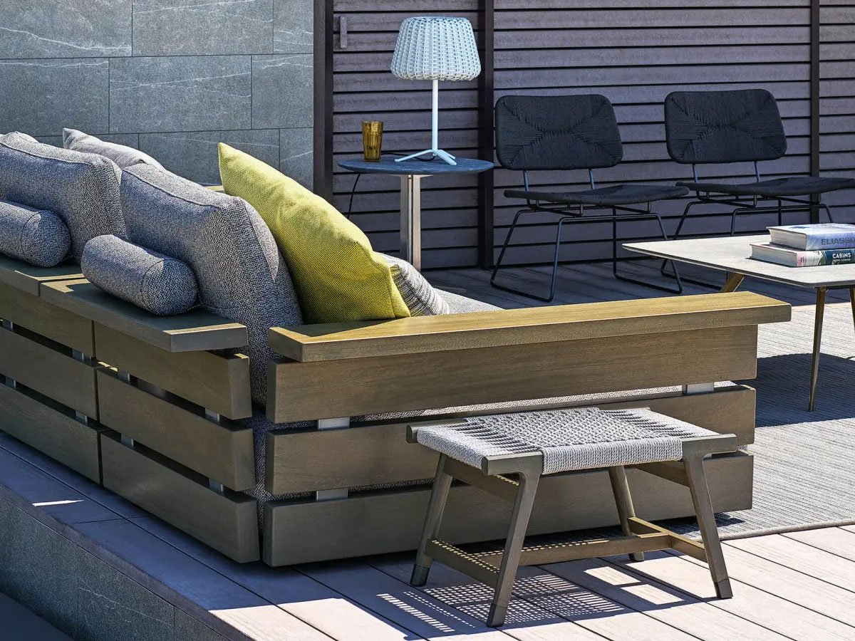 Flexform Tonga Pouf - Outdoor | Il mio negozio