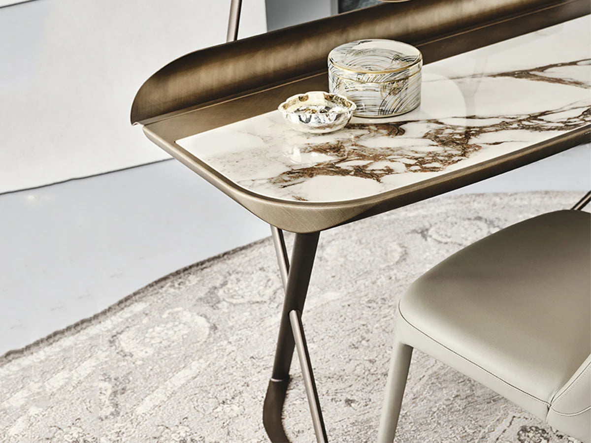 Cattelan Italia Cocoon Trousse Keramik Scrivania - Bronzo Goffrato / Bronzo Goffrato / Ceram | Il mio negozioica Breccia