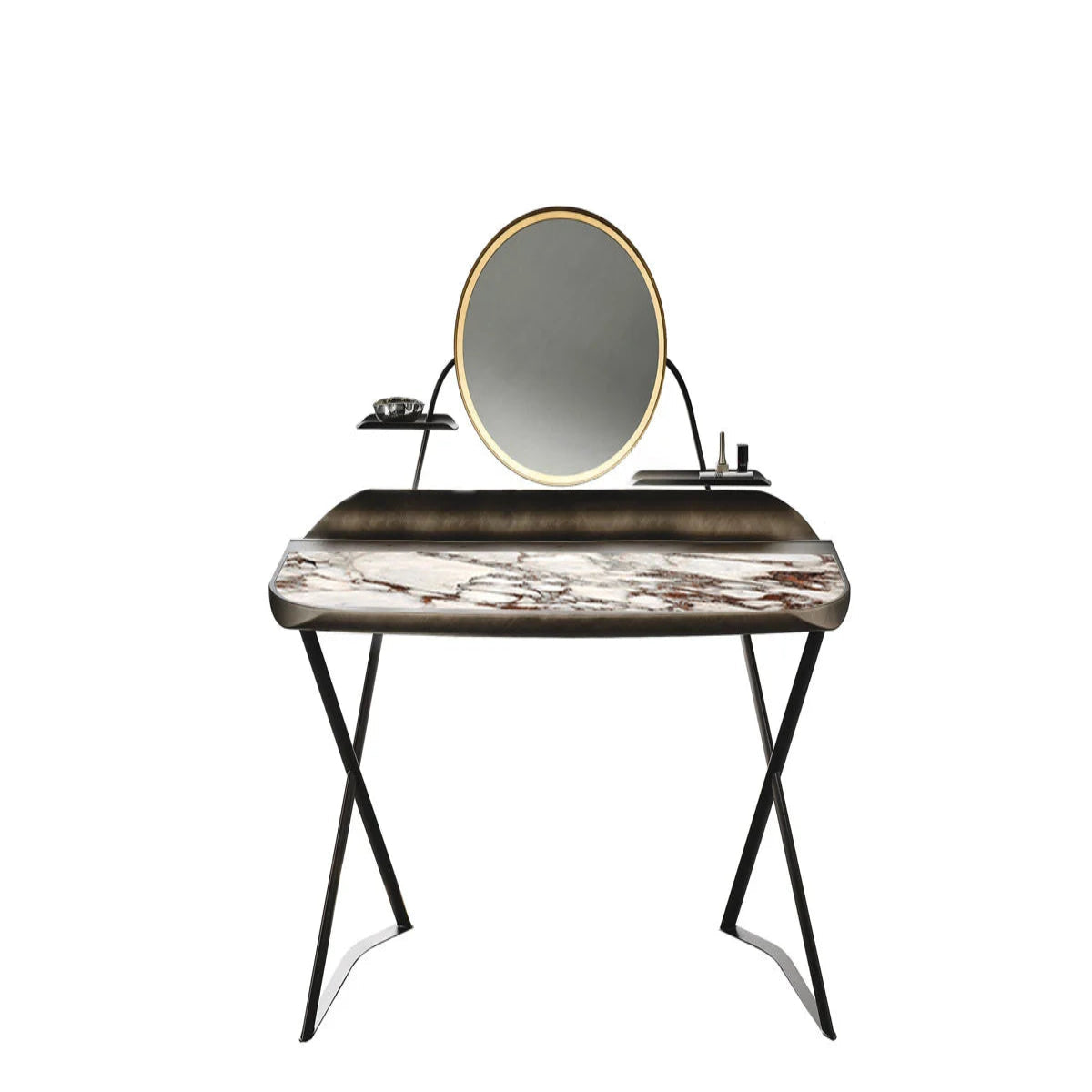 Cattelan Italia Cocoon Trousse Keramik Scrivania - Bronzo Goffrato / Bronzo Goffrato / Ceram | Il mio negozioica Breccia