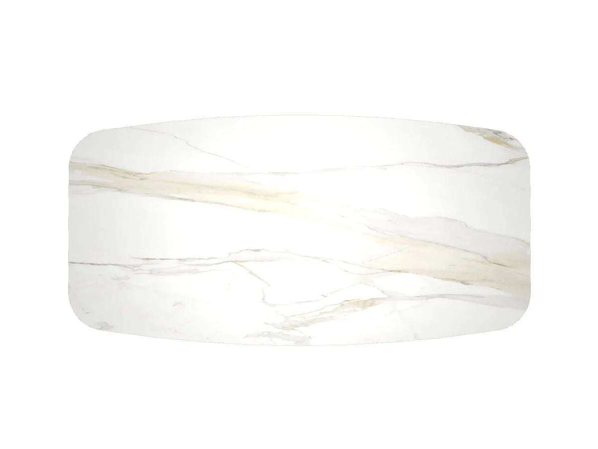 Cattelan Italia Tyron Keramik Tavolo- 240x120 sag. KM05 Golden Calacatta / GFM11 Titanio | Il mio negozio